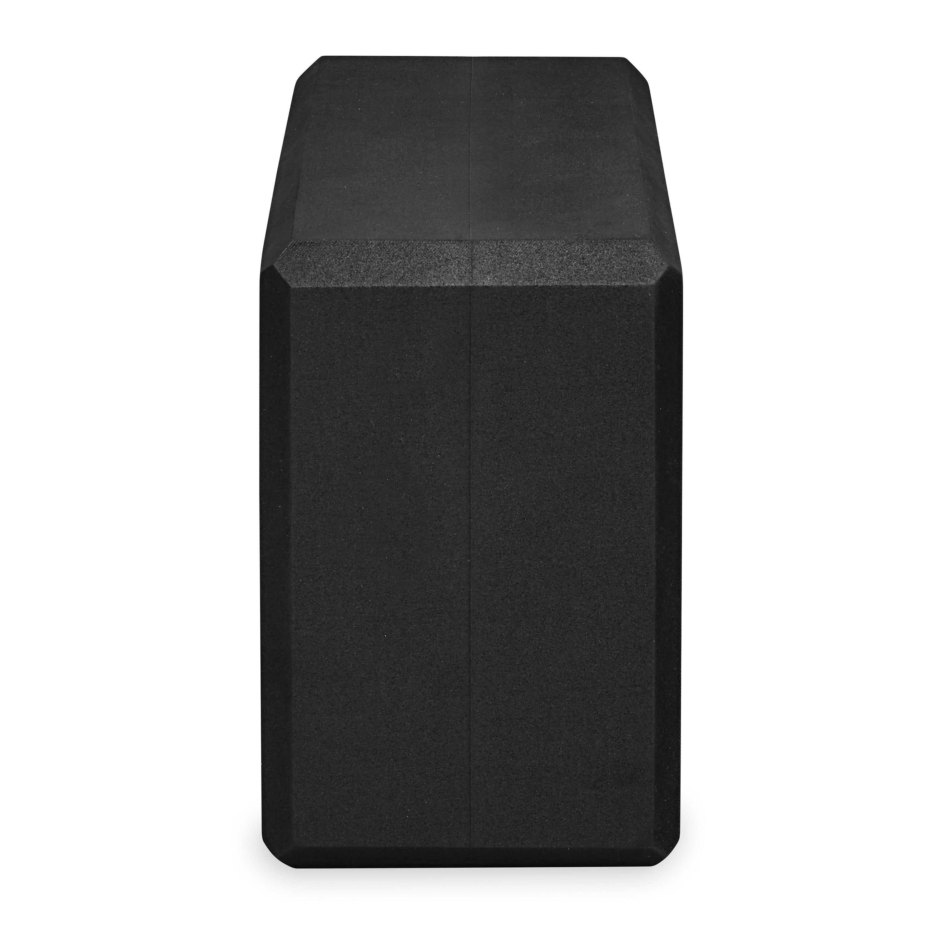 Gaiam Block & Strap Combo black block side